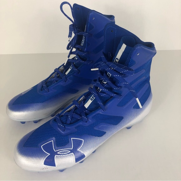 Under Armour Mens Highlight MC Blue White Football Cleats Size 11.5 main image 12